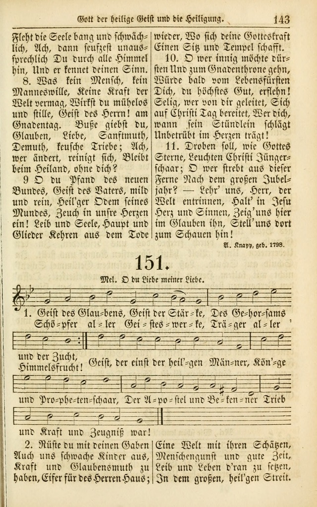 Evangelisches Gesangbuch: herausgegeben von dem Evangelischen Kirchenvereindes Westens page 152