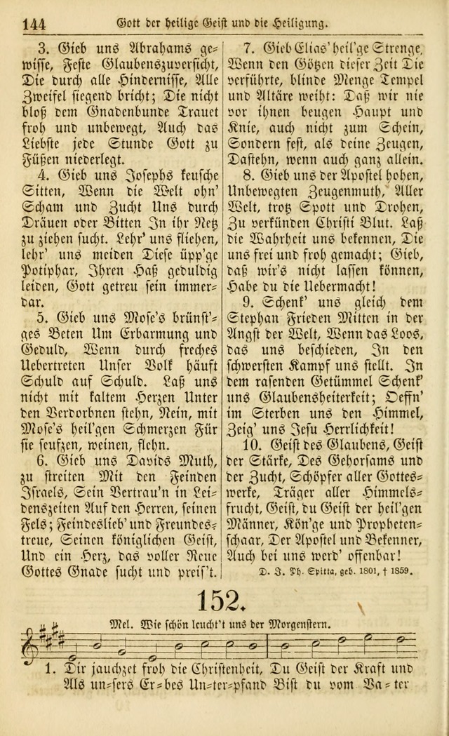 Evangelisches Gesangbuch: herausgegeben von dem Evangelischen Kirchenvereindes Westens page 153