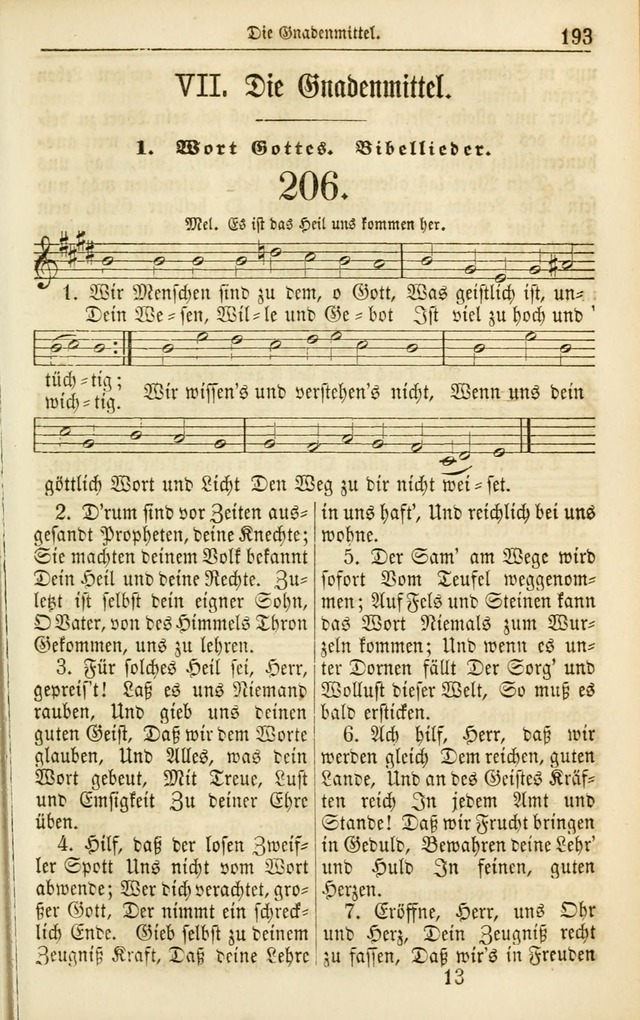 Evangelisches Gesangbuch: herausgegeben von dem Evangelischen Kirchenvereindes Westens page 204