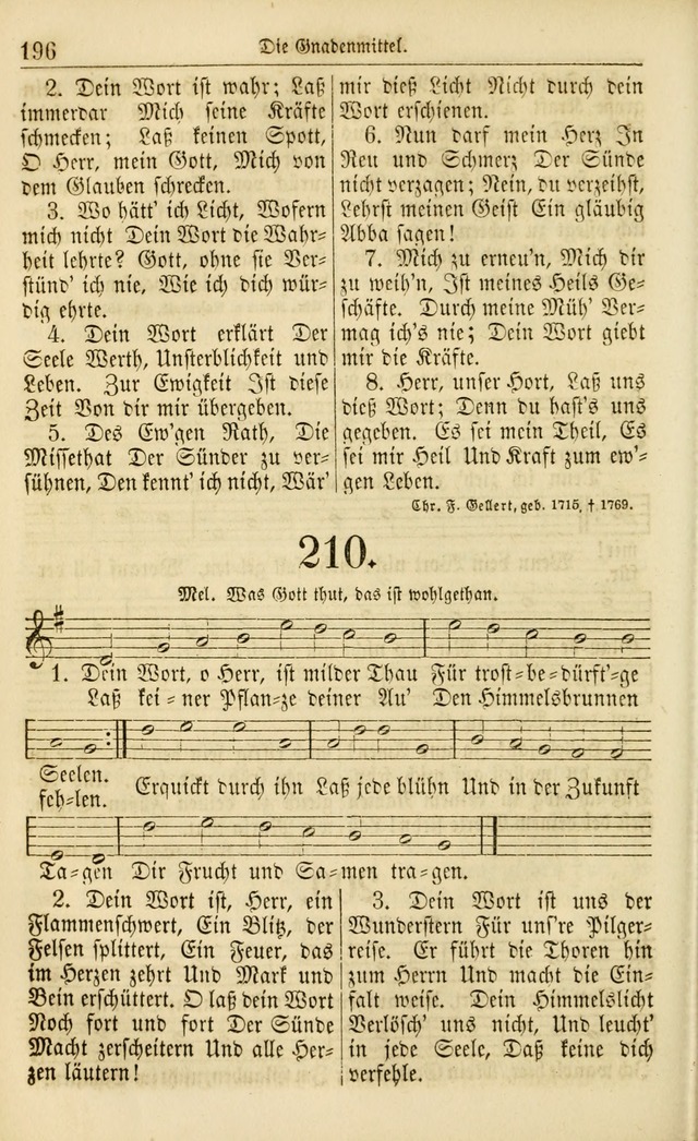 Evangelisches Gesangbuch: herausgegeben von dem Evangelischen Kirchenvereindes Westens page 207