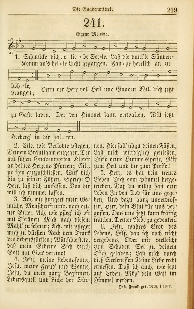 Evangelisches Gesangbuch: herausgegeben von dem Evangelischen Kirchenvereindes Westens page 230