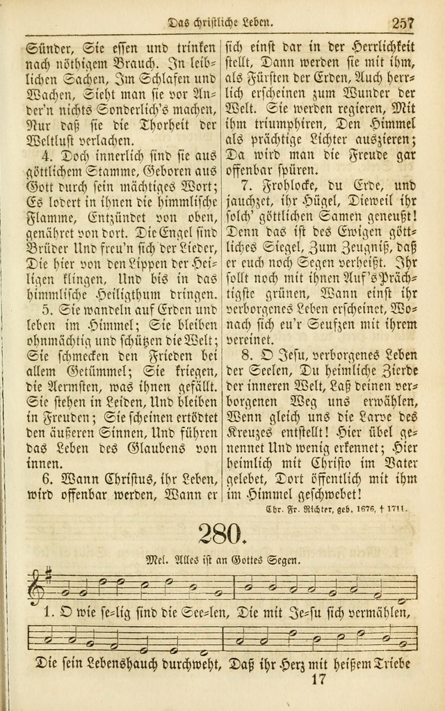 Evangelisches Gesangbuch: herausgegeben von dem Evangelischen Kirchenvereindes Westens page 268