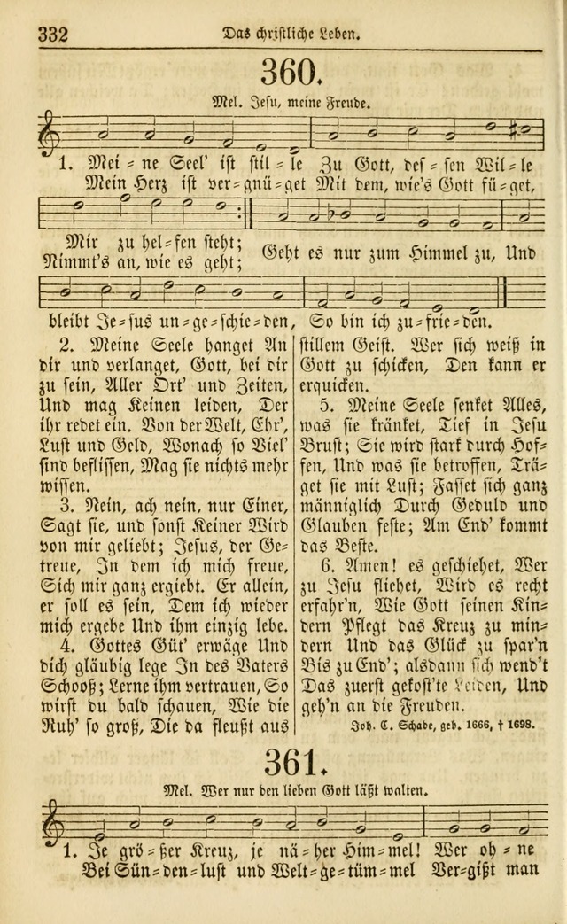 Evangelisches Gesangbuch: herausgegeben von dem Evangelischen Kirchenvereindes Westens page 343