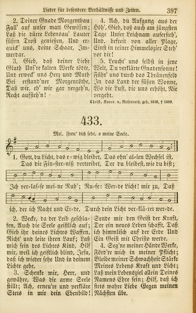 Evangelisches Gesangbuch: herausgegeben von dem Evangelischen Kirchenvereindes Westens page 408