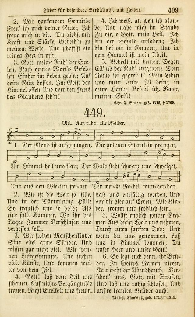 Evangelisches Gesangbuch: herausgegeben von dem Evangelischen Kirchenvereindes Westens page 420