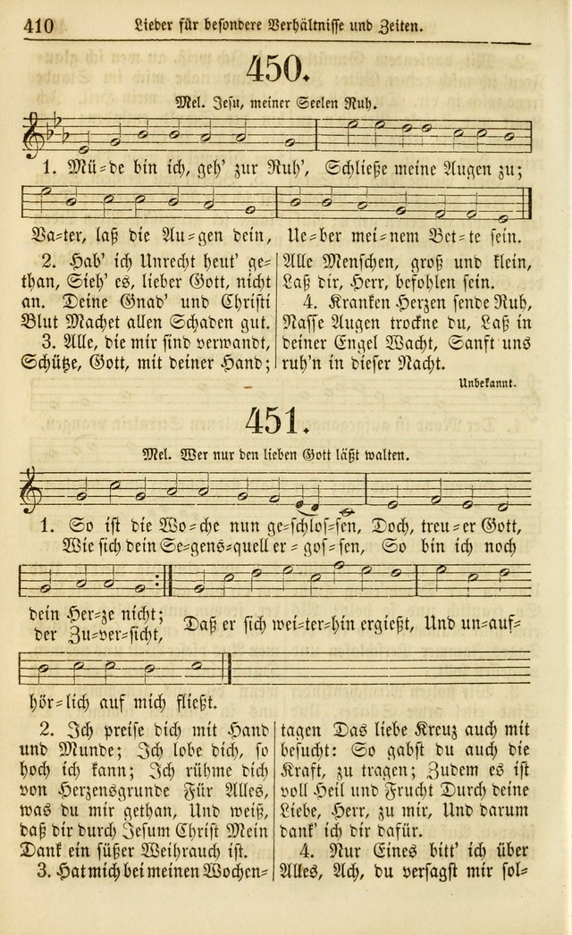 Evangelisches Gesangbuch: herausgegeben von dem Evangelischen Kirchenvereindes Westens page 421