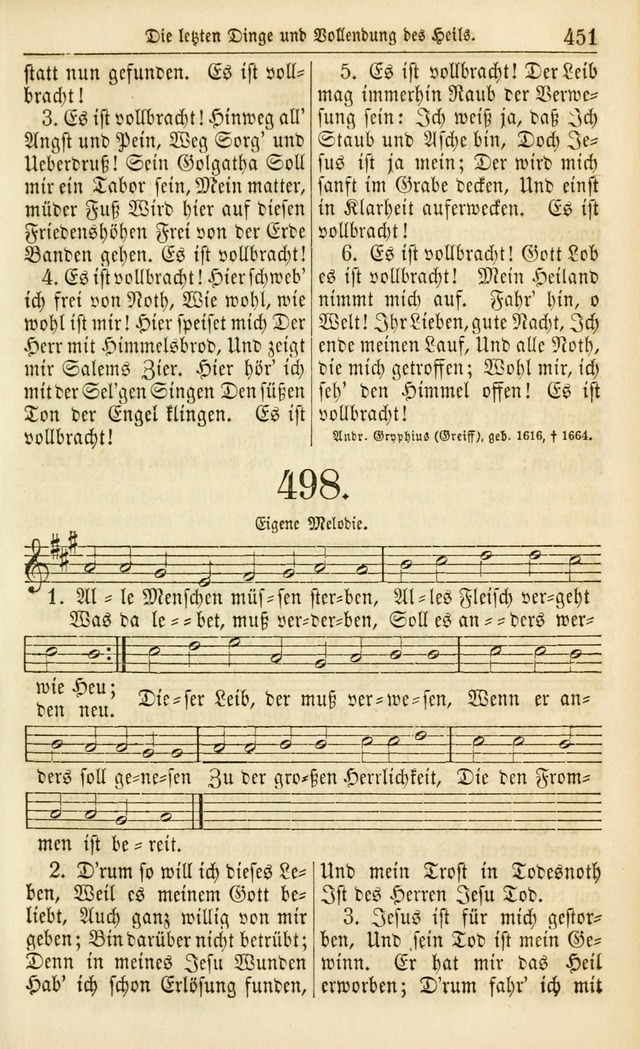 Evangelisches Gesangbuch: herausgegeben von dem Evangelischen Kirchenvereindes Westens page 462