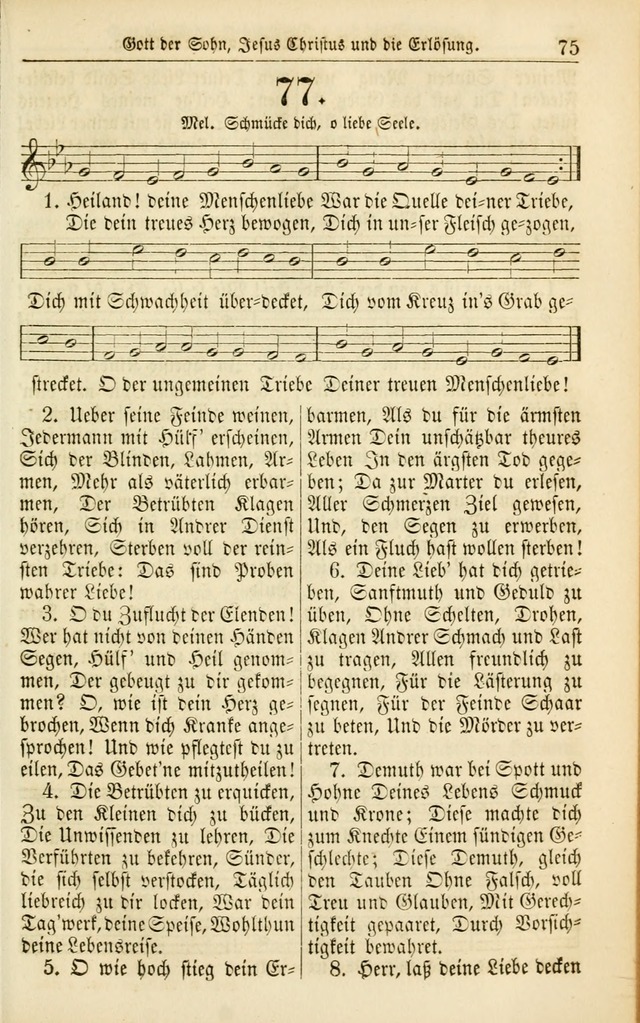Evangelisches Gesangbuch: herausgegeben von dem Evangelischen Kirchenvereindes Westens page 84
