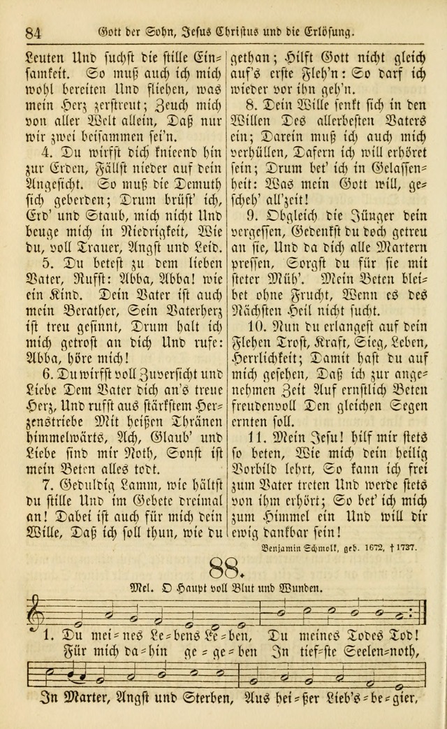 Evangelisches Gesangbuch: herausgegeben von dem Evangelischen Kirchenvereindes Westens page 93