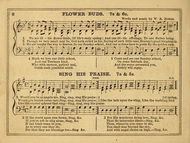 The Eolian Harp: a collection of hymns and tunes for Sunday schools and Band of Hope meetings page 6