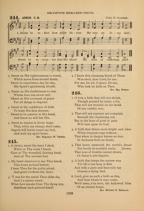 Evangelical Hymnal page 105