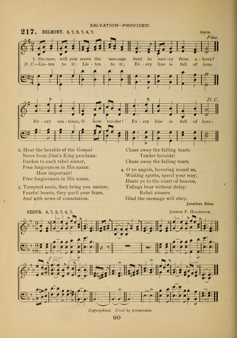 Evangelical Hymnal page 92