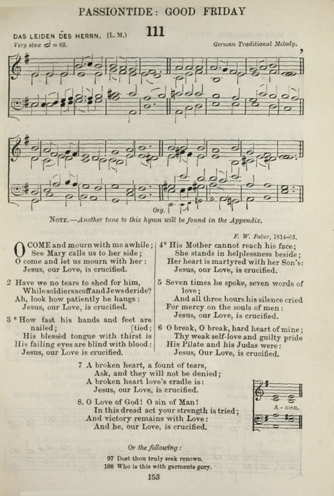 The English Hymnal: with Tunes page 151
