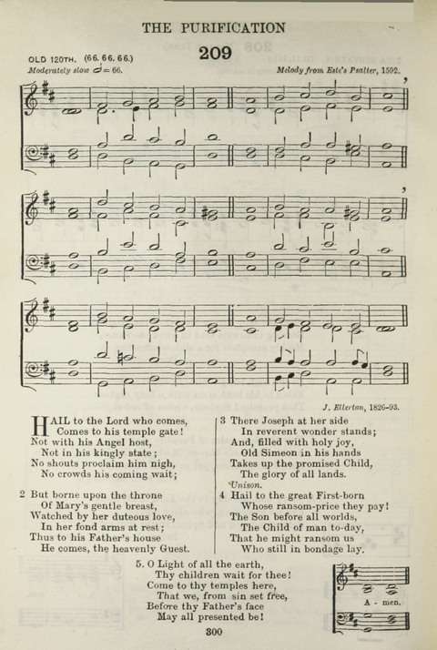 The English Hymnal: with Tunes page 300