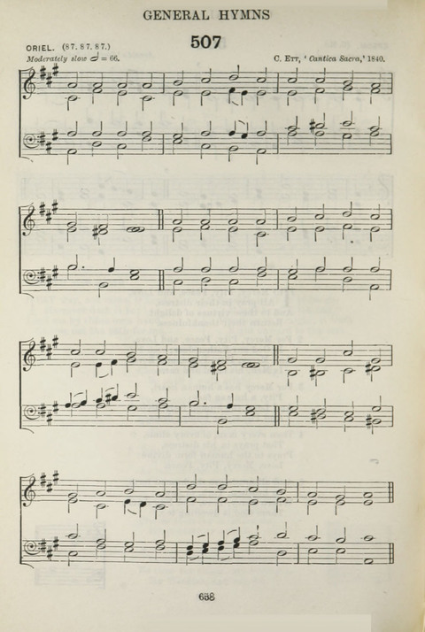 The English Hymnal: with Tunes page 600