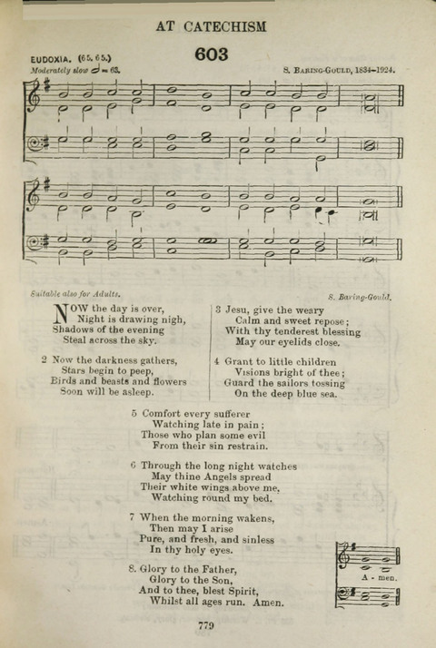 The English Hymnal: with Tunes page 713