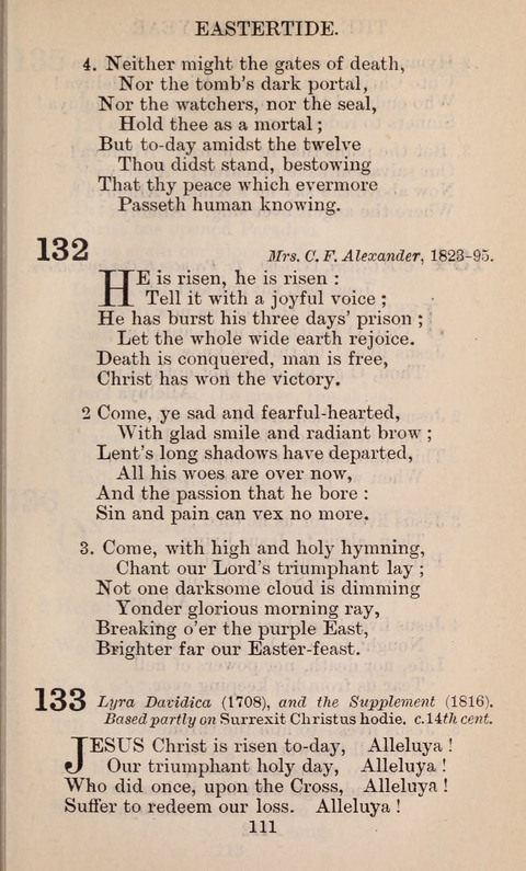 The English Hymnal page 111