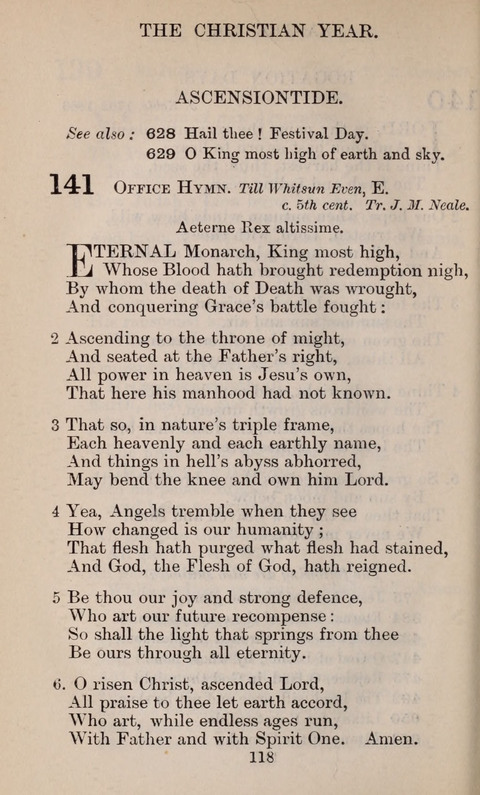The English Hymnal page 118