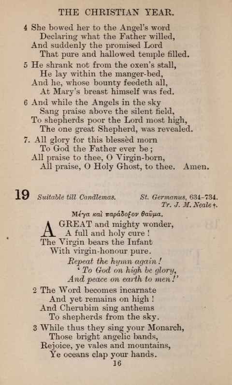 The English Hymnal page 16