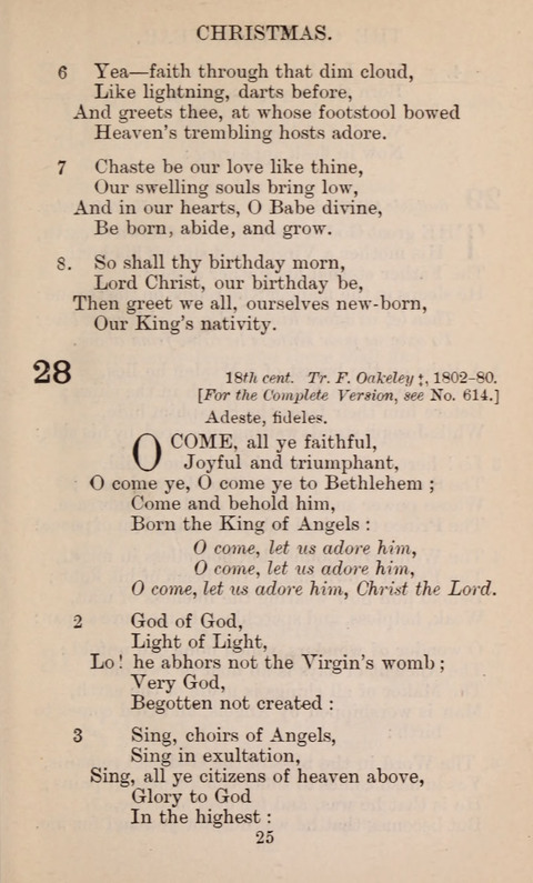 The English Hymnal page 25