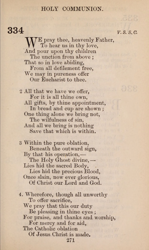 The English Hymnal page 271