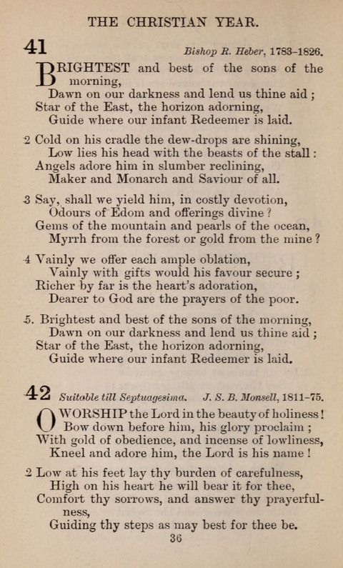 The English Hymnal page 36