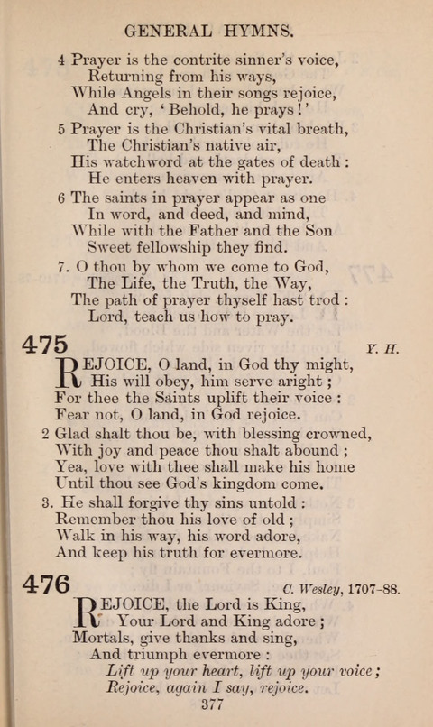 The English Hymnal page 377
