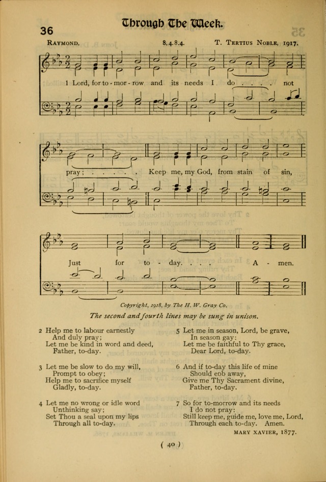 The Hymnal: as authorized and approved by the General Convention of the Protestant Episcopal Church in the United States of America in the year of our Lord 1916 page 110