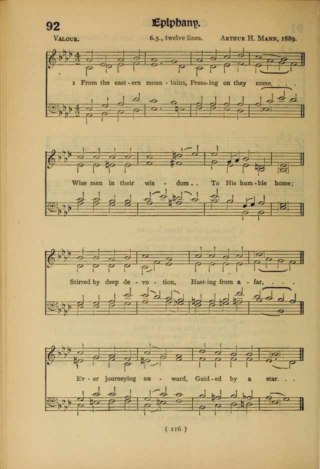 The Hymnal: as authorized and approved by the General Convention of the Protestant Episcopal Church in the United States of America in the year of our Lord 1916 page 186