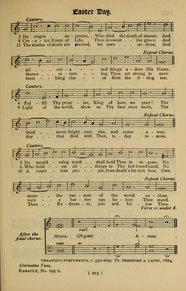 The Hymnal: as authorized and approved by the General Convention of the Protestant Episcopal Church in the United States of America in the year of our Lord 1916 page 285