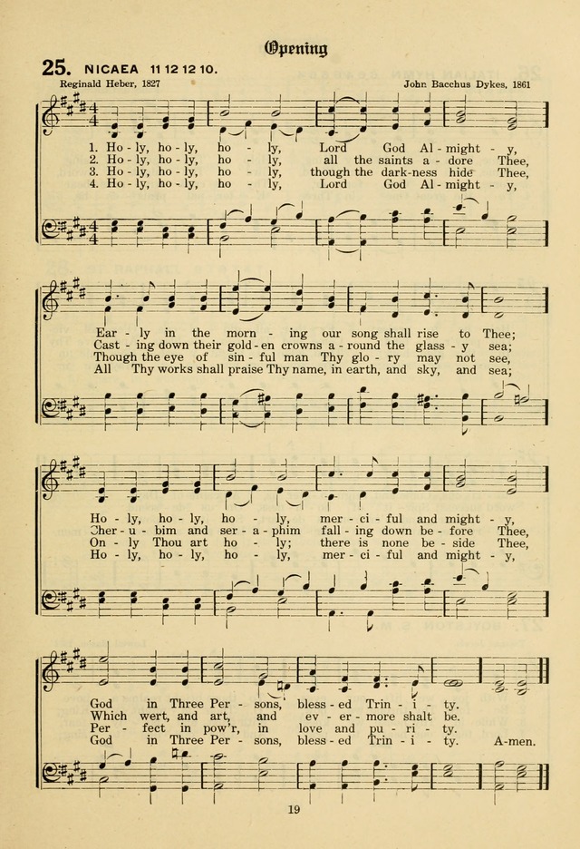 The Evangelical Hymnal page 21
