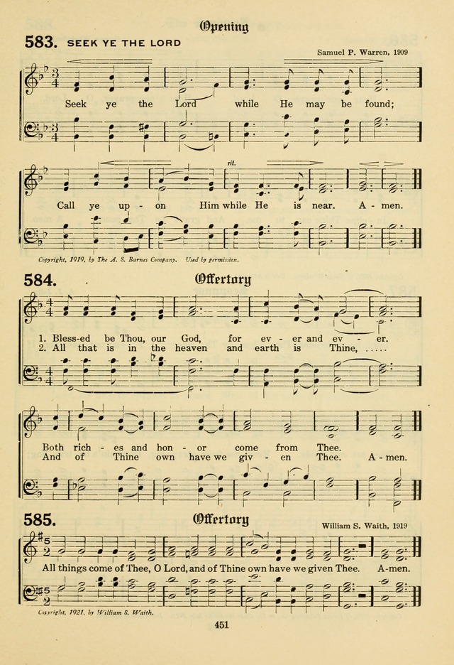 The Evangelical Hymnal page 453