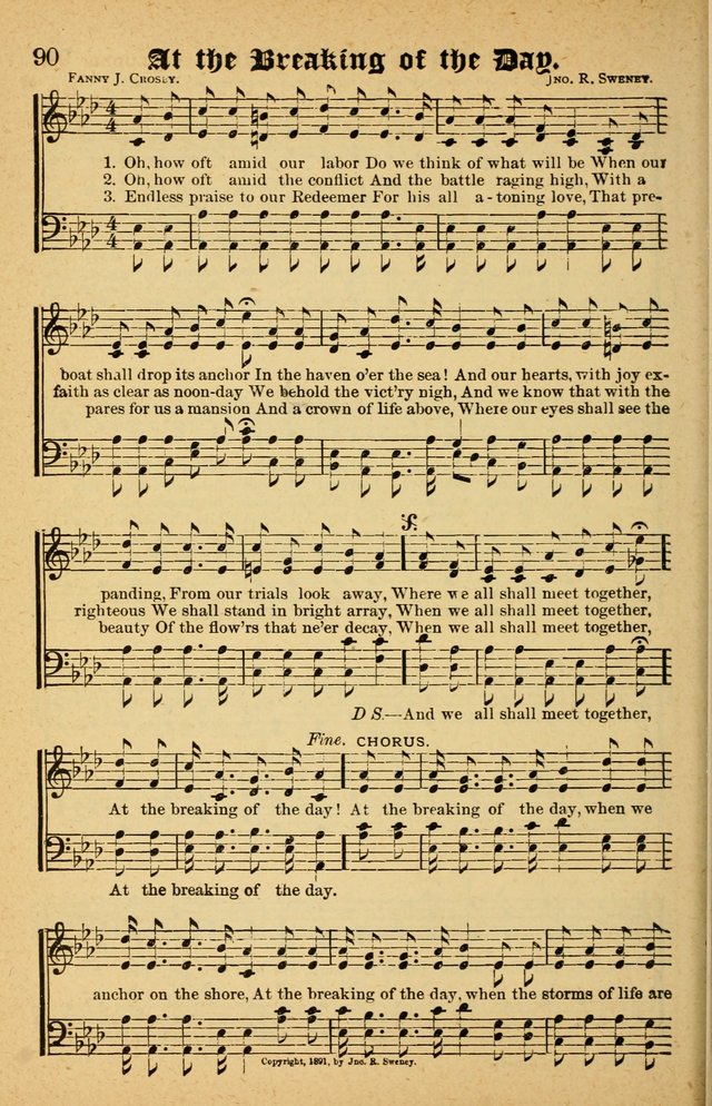 The Emory Hymnal No. 2: sacred hymns and music for use in public worship, Sunday-schools, social meetings and family worship page 90