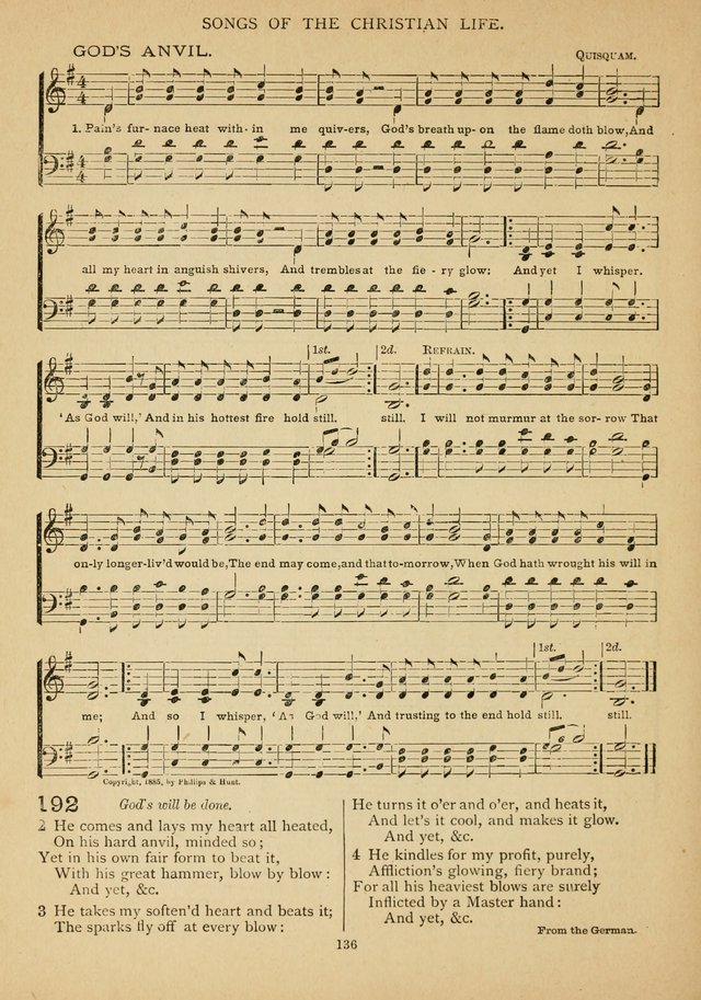 The Epworth Hymnal: containing standard hymns of the Church, songs for the Sunday-School, songs for social services, songs for the home circle, songs for special occasions page 141