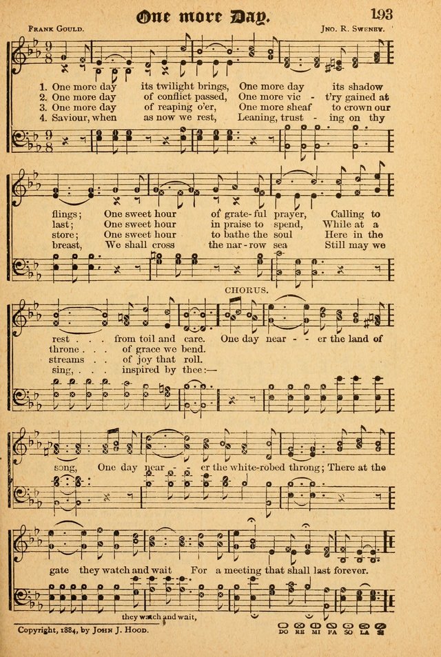 The Emory Hymnal: a collection of sacred hymns and music for use in public worship, Sunday-schools, social meetings and family worship page 191