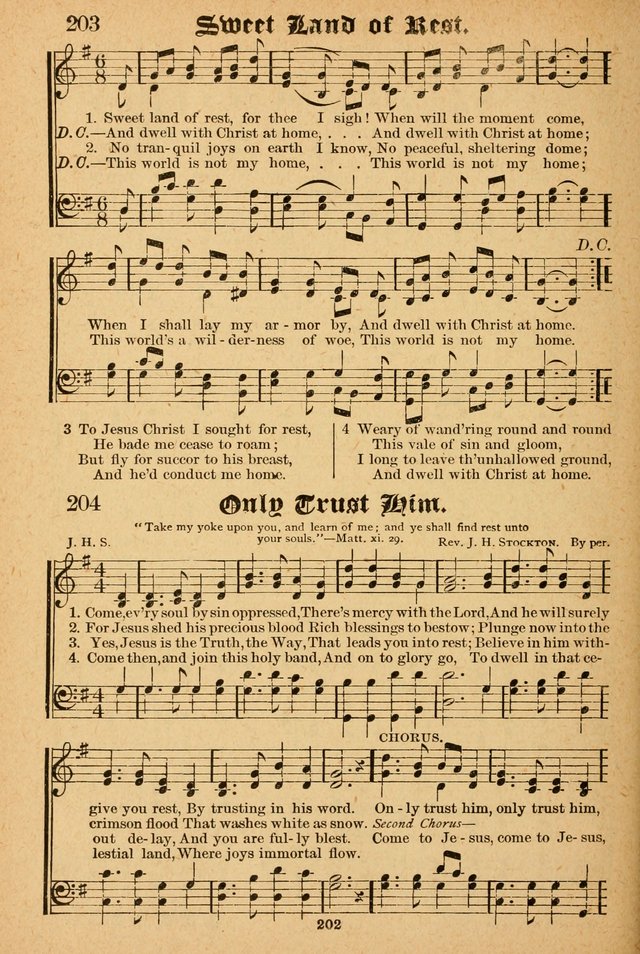 The Emory Hymnal: a collection of sacred hymns and music for use in public worship, Sunday-schools, social meetings and family worship page 200