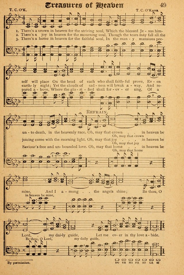 The Emory Hymnal: a collection of sacred hymns and music for use in public worship, Sunday-schools, social meetings and family worship page 49