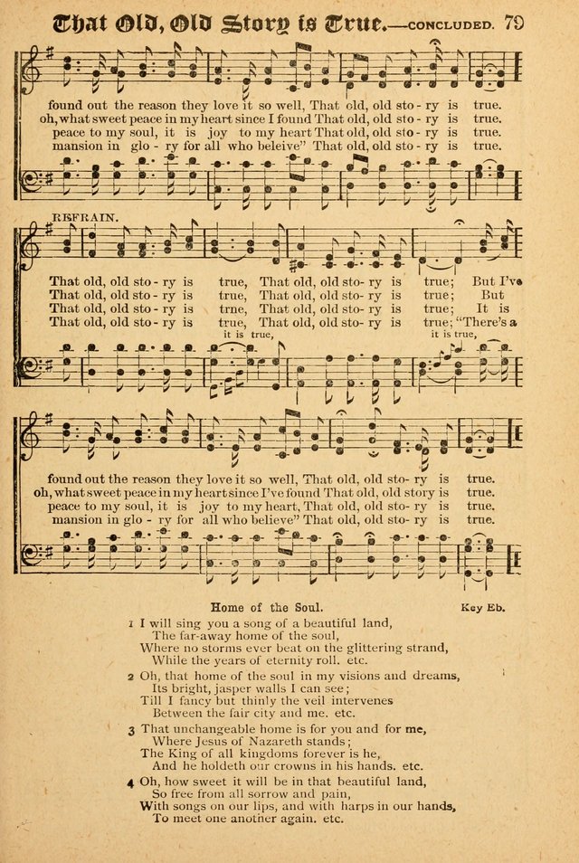 The Emory Hymnal: a collection of sacred hymns and music for use in public worship, Sunday-schools, social meetings and family worship page 79