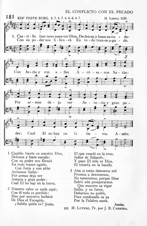 El Himnario para el uso de las Iglesias Evangelicas de Habla Espanola en Todo el Mundo page 193