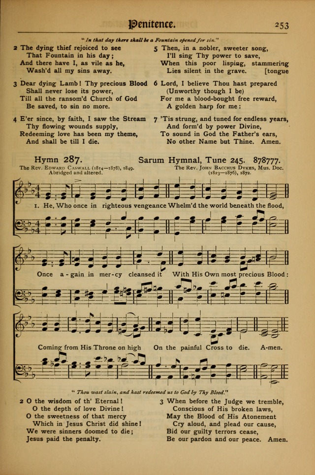 The Evangelical Hymnal with Tunes page 257