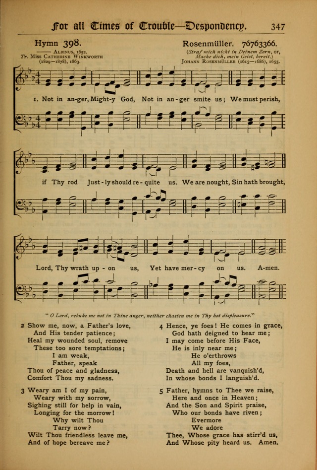 The Evangelical Hymnal with Tunes page 351