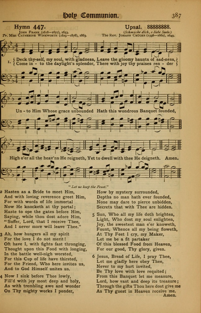 The Evangelical Hymnal with Tunes page 391