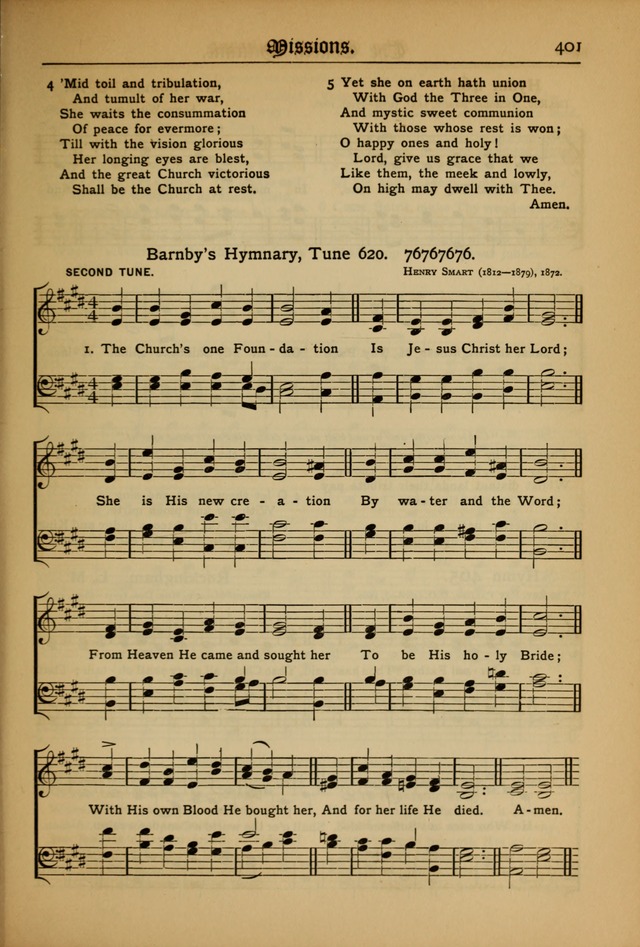 The Evangelical Hymnal with Tunes page 405