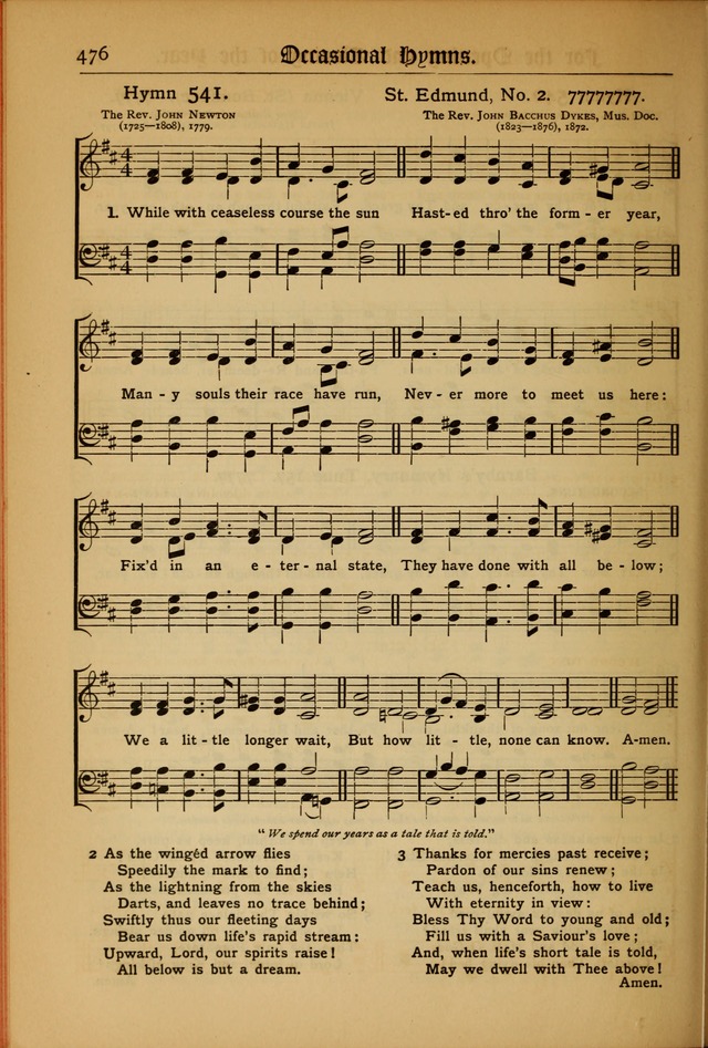 The Evangelical Hymnal with Tunes page 480