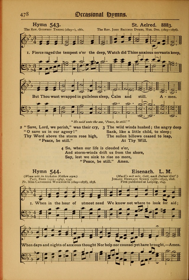 The Evangelical Hymnal with Tunes page 482