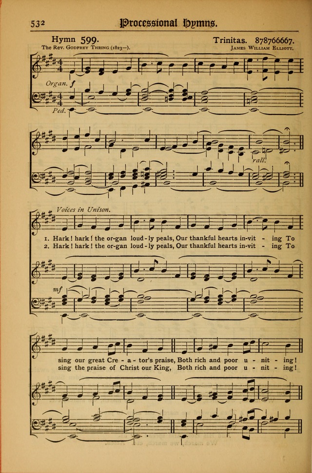 The Evangelical Hymnal with Tunes page 536