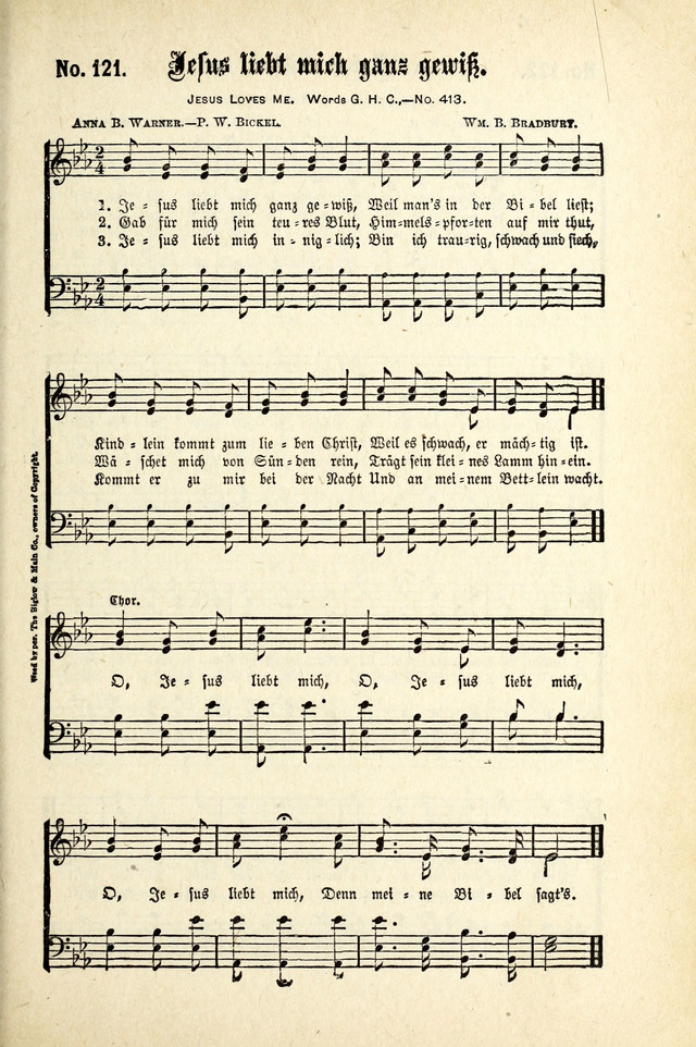 Evangeliums-Lieder 1 und 2 (Gospel Hymns) page 121