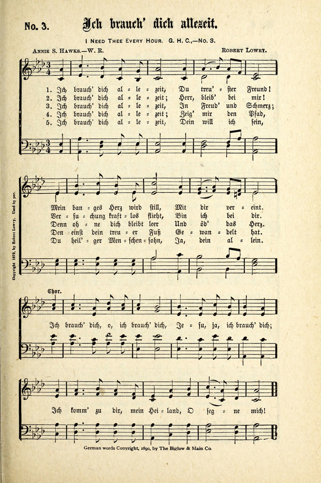 Evangeliums-Lieder 1 und 2 (Gospel Hymns) page 3