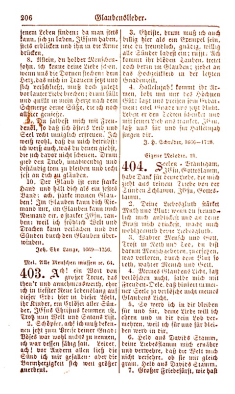 Evang.-Lutherisches Gesangbuch page 207