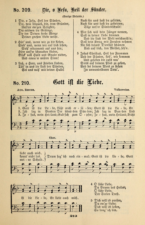 Evangeliums-Lieder 1 und 2: (Gospel Hymns) mit deutschen Kernliedern page 213